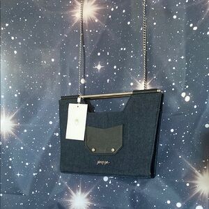 Nasty Gal Black Chain Shoulder Bag